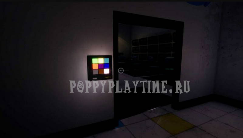 Дверь в комнату безопасности Poppy Playtime